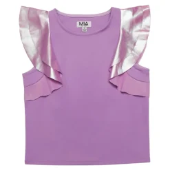 MIA NEW YORK Tops-FLUTTER SLEEVE TOP