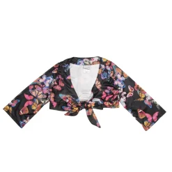 SUBMARINE SWIMWEAR Tops | Butterflies-FLY AWAY BUTTERFLY WRAP TOP