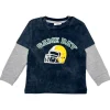 BOY MISH MISH Tops | Tops-GAME DAY TWOFER LONG SLEEVE TSHIRT