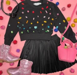MINI DREAMERS Outerwear-GEMMA JEWELS SWEATER
