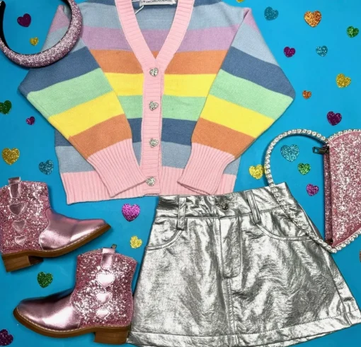 MINI DREAMERS Outerwear | Rainbow-GIA RAINBOW CARDIGAN