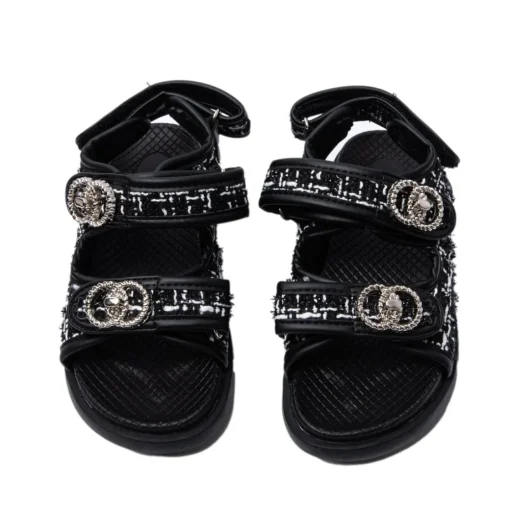 MINI DREAMERS Shoes-GIGI TWEED DAD SANDALS