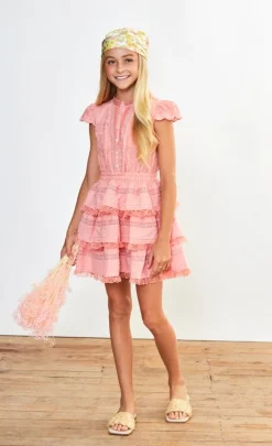 MARLO Dresses-GINA EMBROIDERED DRESS