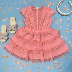 MARLO Dresses-GINA EMBROIDERED DRESS