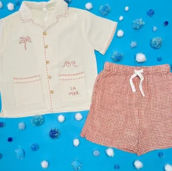 BOY RYLEE + CRU Bottoms | Checkered-GINGHAM SHORTS