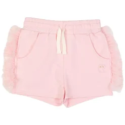 ROCK YOUR BABY Bottoms | Bottoms-GLITTER RUFFLE SHORTS