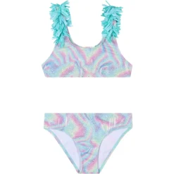 BILLIEBLUSH Swim-GLITTER TWO PIECE BIKINI W/ FRINGE STRAPS