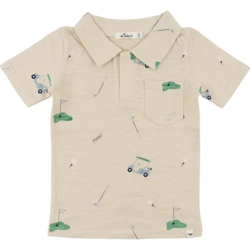 BOY OH BABY! Tops-GOLF POLO TSHIRT