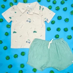 BOY OH BABY! Tops-GOLF POLO TSHIRT