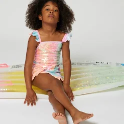BILLIEBLUSH Swim | Sequin & Sparkle✨-GRADIENT SEQUIN ONE PIECE SWIMSUIT