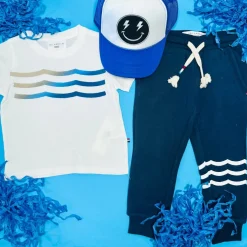 BOY SOL ANGELES KIDS Tops-GRADIENT WAVE MARLOW TSHIRT