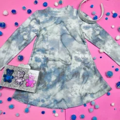 SOL ANGELES KIDS Dresses-GRANITE MARBLE DRESS