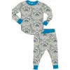 BOY ROWDY SPROUT Footies / Pajamas | Pajamas-GRATEFUL DEAD LONG SLEEVE BAMBOO PJS