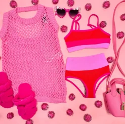 BEACH RIOT KIDS Swim-GUMDROP COLORBLOCK LITTLE EVA EMMA TWO PIECE BIKINI