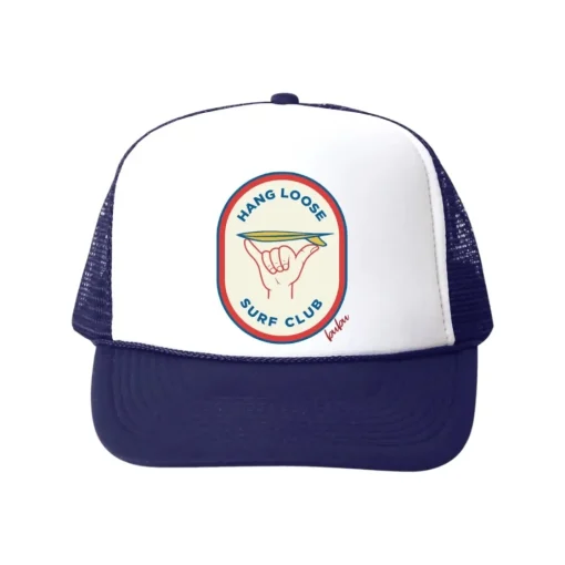 BUBU Hats / Beanies-HANG LOOSE SURF CLUB TRUCKER HAT