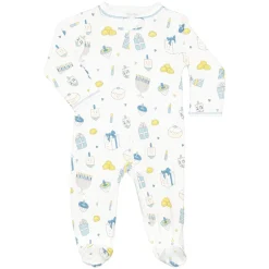BOY NOOMIE Footies / Pajamas | Footies / Pajamas-HANUKKAH ZIP FOOTIE (UNISEX)