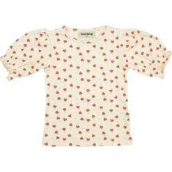 TOCOTO VINTAGE Tops | Hearts-HEARTS OPENKNIT TOP