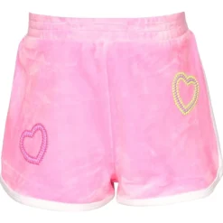 SARA SARA Bottoms | Bottoms-HEARTS VELOUR SHORTS