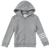 BOY SOL ANGELES KIDS Outerwear-HEATHER WAVES ZIP UP HOODIE