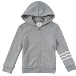 BOY SOL ANGELES KIDS Outerwear-HEATHER WAVES ZIP UP HOODIE