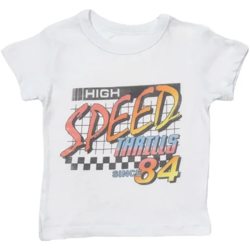 BOY CHASER KIDS Tops | Cars-HIGH SPEED RACE CAR TSHIRT