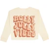 TINY WHALES Tops-HOLLY JOLLY VIBES LONG SLEEVE TSHIRT