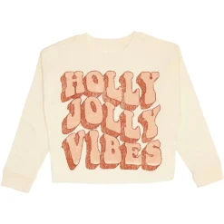 TINY WHALES Tops-HOLLY JOLLY VIBES LONG SLEEVE TSHIRT