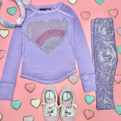 PETITE HAILEY Bottoms | Bottoms-HOLOGRAPHIC LEGGINGS
