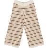 RYLEE + CRU Bottoms | Bottoms-HONEYCOMB STRIPE KNIT PANTS