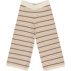 RYLEE + CRU Bottoms | Bottoms-HONEYCOMB STRIPE KNIT PANTS