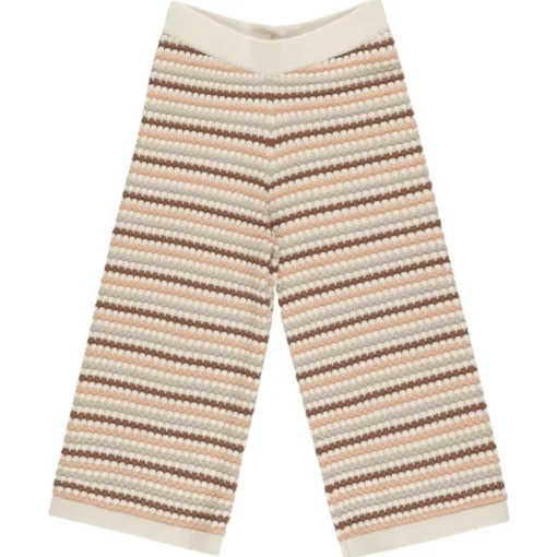 RYLEE + CRU Bottoms | Bottoms-HONEYCOMB STRIPE KNIT PANTS