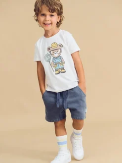 BOY HUXBABY Tops | Tops-HUX ROADWORK TSHIRT