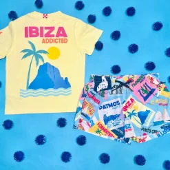 BOY MC2 SAINT BARTH KIDS Tops-IBIZA POSTCARD TSHIRT