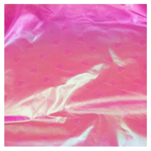 BILLIEBLUSH Outerwear | Hearts-IRIDESCENT MINI HEARTS HOODED PUFFER JACKET