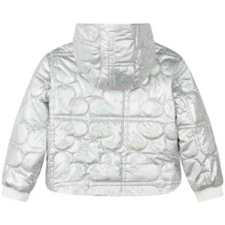 BILLIEBLUSH Outerwear | Hearts-IRIDESCENT QUILTED HEARTS PUFFER JACKET