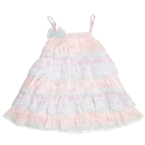 OOH! LA, LA! COUTURE Dresses-ISLA LACE RUFFLE LAYERED DRESS