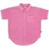 FEATHER 4 ARROW Tops-ISLA TERRY BUTTON DOWN TOP