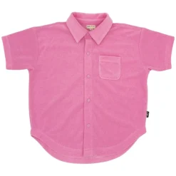 FEATHER 4 ARROW Tops-ISLA TERRY BUTTON DOWN TOP