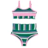 BEACH RIOT KIDS Swim-JELLY BEAN STRIPE LITTLE EVA AND EMMIE TWO PIECE BIKINI