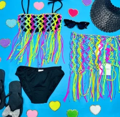 LITTLE PEIXOTO Bottoms | Swim-JESSE CROCHET SKIRT COVER UP