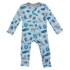 BOY ESME Footies / Pajamas-JETSET ZIP FOOTIE
