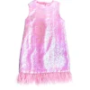 MINI DREAMERS Dresses | Sequin & Sparkle✨-KAIA SEQUIN FEATHER DRESS