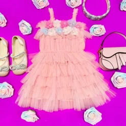 OOH! LA, LA! COUTURE Dresses | Spring Florals-KELLY FLORAL TUTU LAYER DRESS