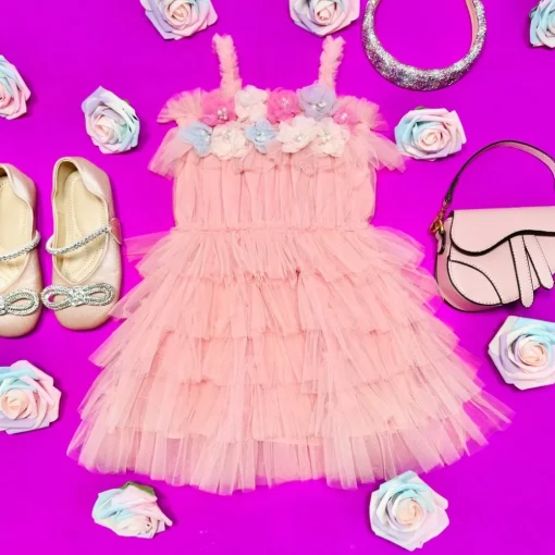 OOH! LA, LA! COUTURE Dresses | Spring Florals-KELLY FLORAL TUTU LAYER DRESS