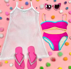 PQ KIDS Swim-KENSIE BEADED TWO PIECE BIKINI
