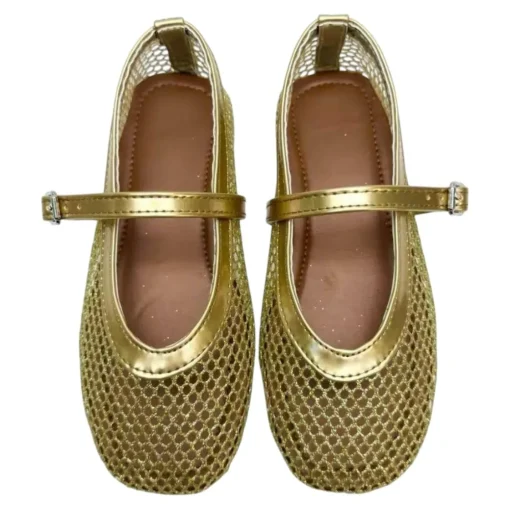 MINI DREAMERS Shoes | Special Occasion-LALA MESH FLATS (PREORDER)