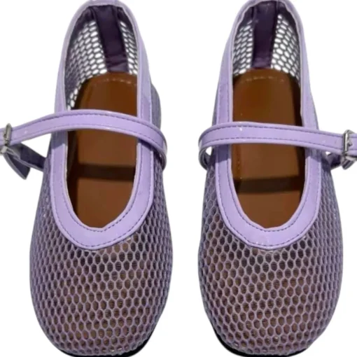 MINI DREAMERS Shoes | Special Occasion-LALA MESH FLATS (PREORDER)
