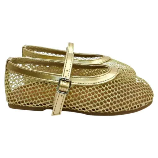 MINI DREAMERS Shoes | Special Occasion-LALA MESH FLATS (PREORDER)