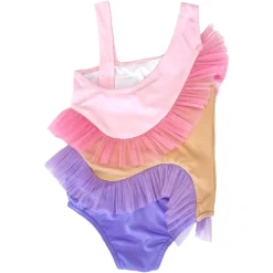 RASPBERRY PLUM Swim-LANA TULLE ONE PIECE SWIMSUIT