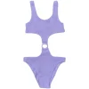 MC2 SAINT BARTH KIDS Swim-LAUREL CRINKLE LUREX CUT OUT ONE PIECE SWIMSUIT